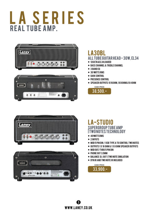 Siam Music Yamaha Co.,Ltd. Laney Catalogue Page 45